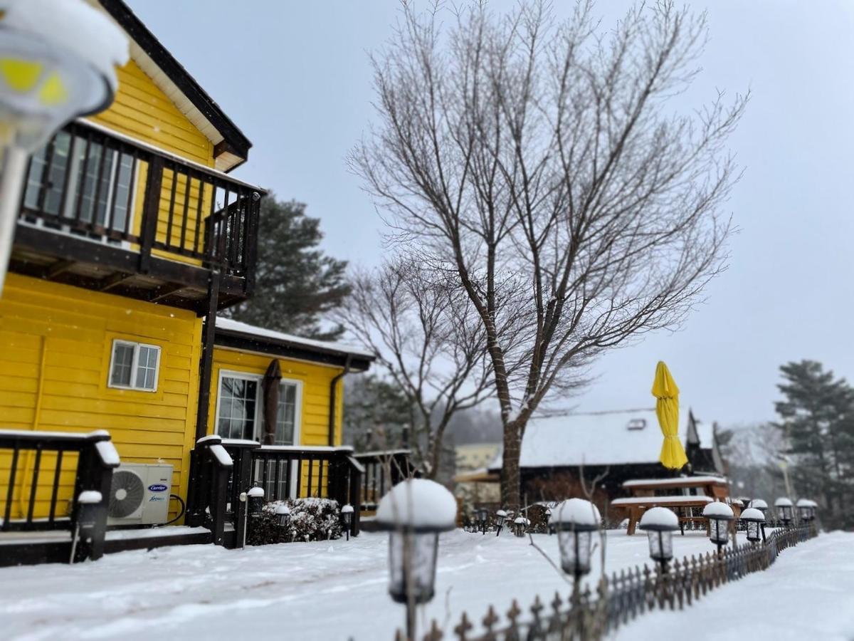 Honey Bear Pension Pyeongchang Buitenkant foto
